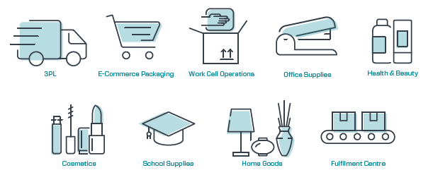 Bubble Wrap Inflator Typical Applications