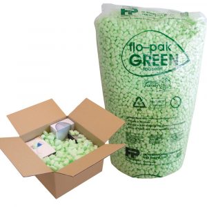 Green Loosefill Polystyrene Chips ( Pack of 15 Cubic Feet Pack) FP