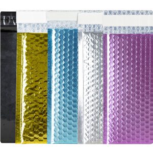 Metallic Shiny Bubble Mailing Bags