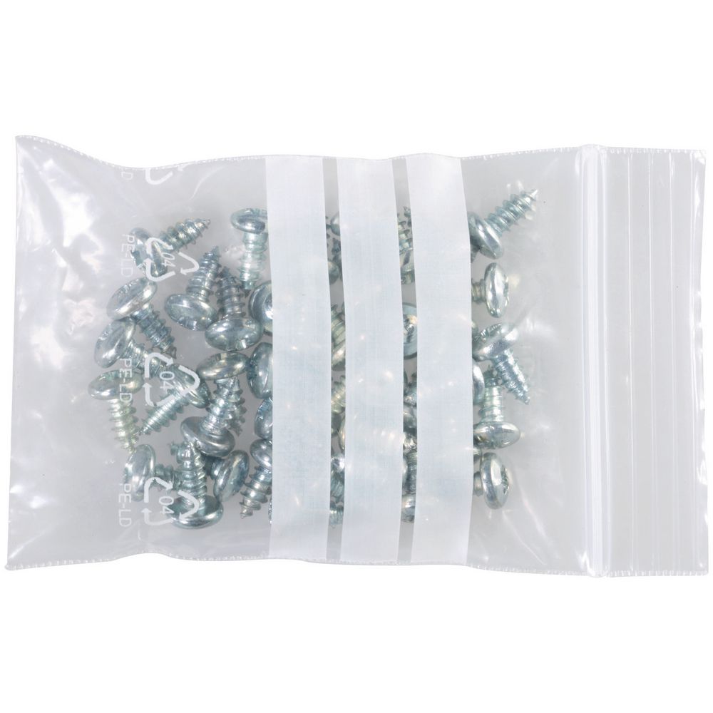 Write-on Panel Grip Seal Bags