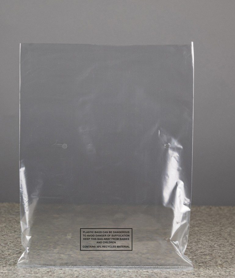 Clear Safety Warning Bags (30% Recycled)